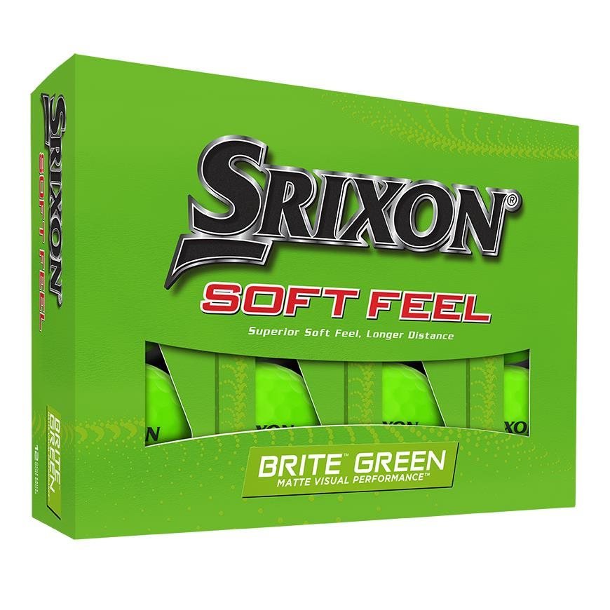 Srixon Soft Feel Brite golfové míčky, zelené