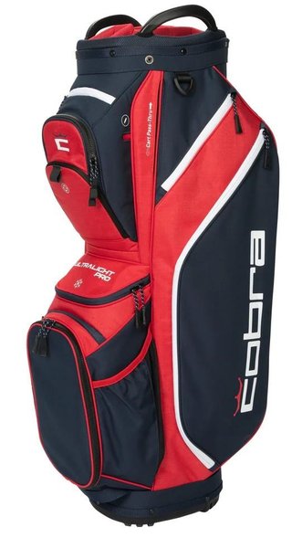 Cobra Ultralight Pro cart bag, modro/červený