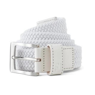 FootJoy Braided pánský opasek, bílý