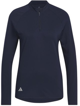 Adidas Solid Quarter Zip Long Sleeve dámská mikina, tmavě modrá