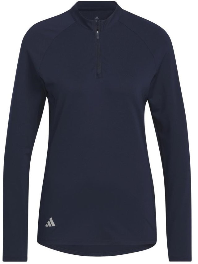 Adidas Solid Quarter Zip Long Sleeve dámská mikina, tmavě modrá