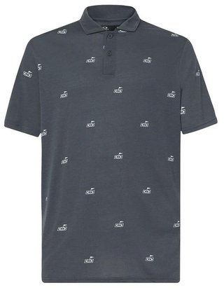 Oakley Golf Flag Pattern pánské polo, dark slate