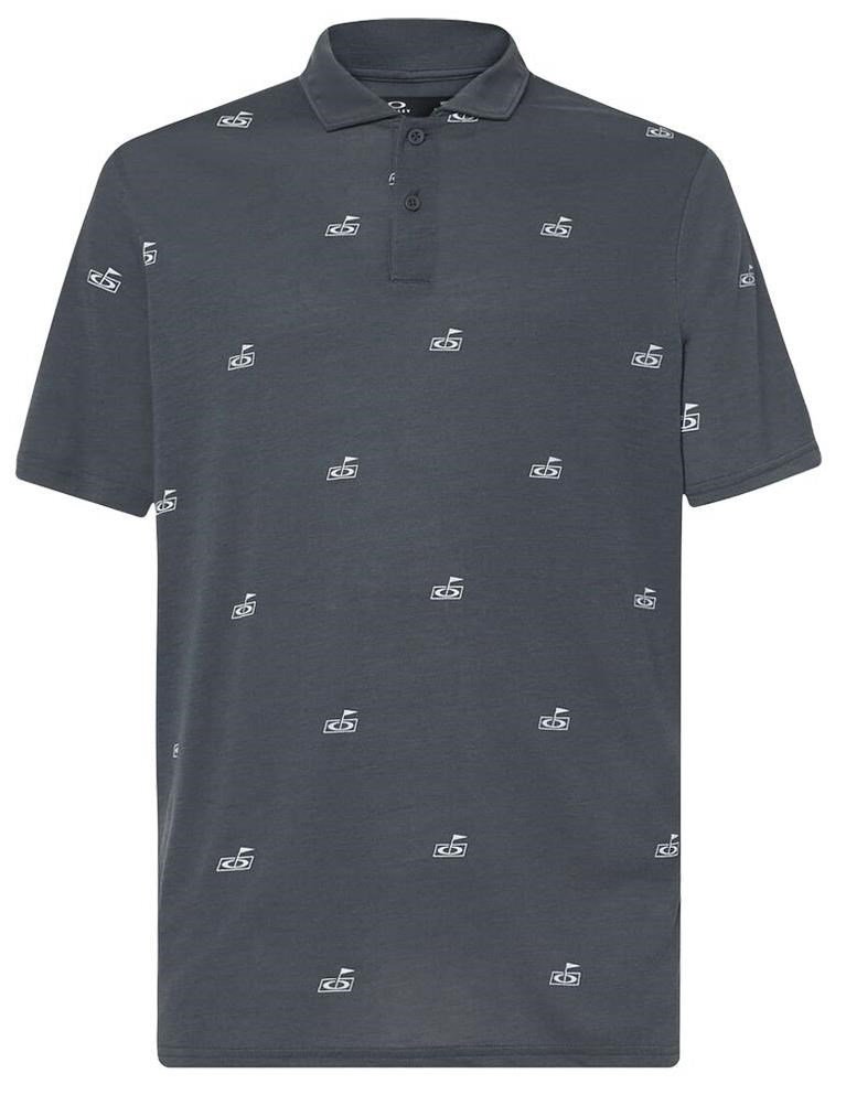 Oakley Golf Flag Pattern pánské polo, dark slate