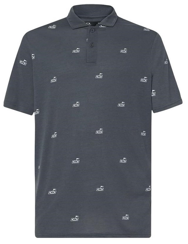 Oakley Golf Flag Pattern pánské polo, dark slate