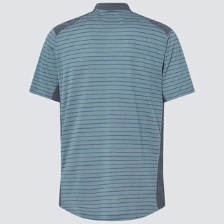 Oakley Fringe Stripe pánské polo, dark slate