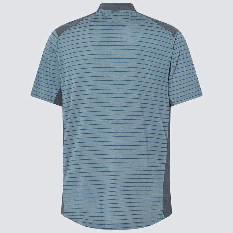 Oakley Fringe Stripe pánské polo, dark slate