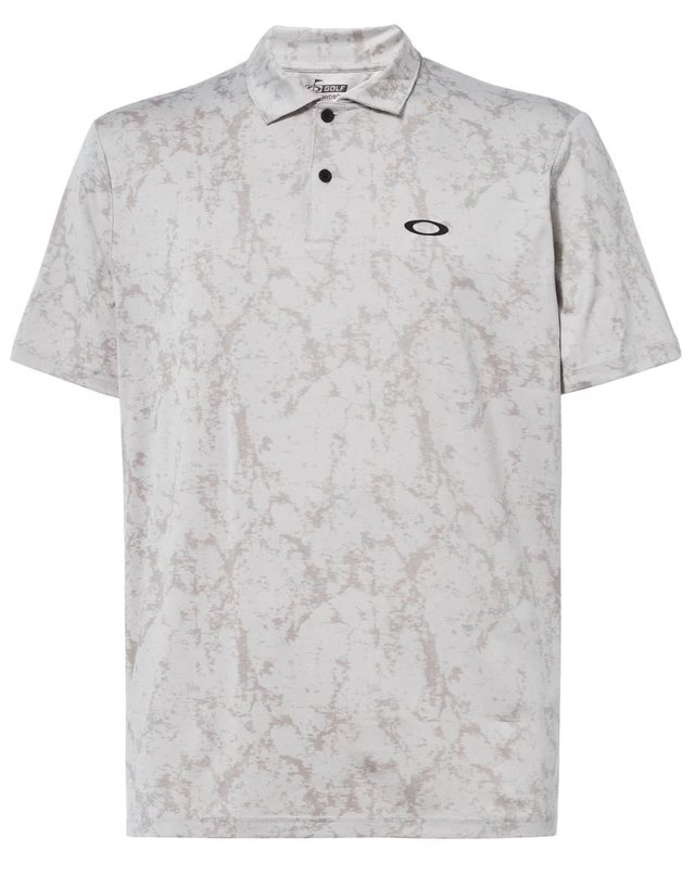 Oakley Marble Jaquard pánské polo, artic white