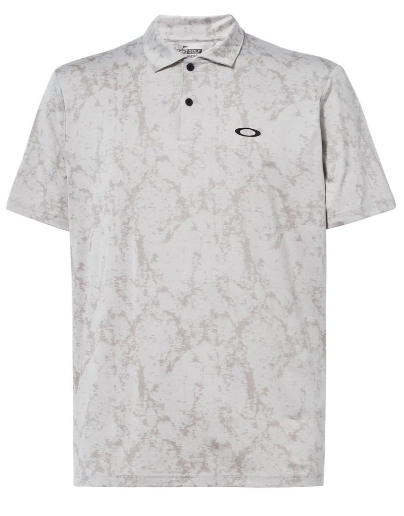 Oakley Marble Jaquard pánské polo, artic white
