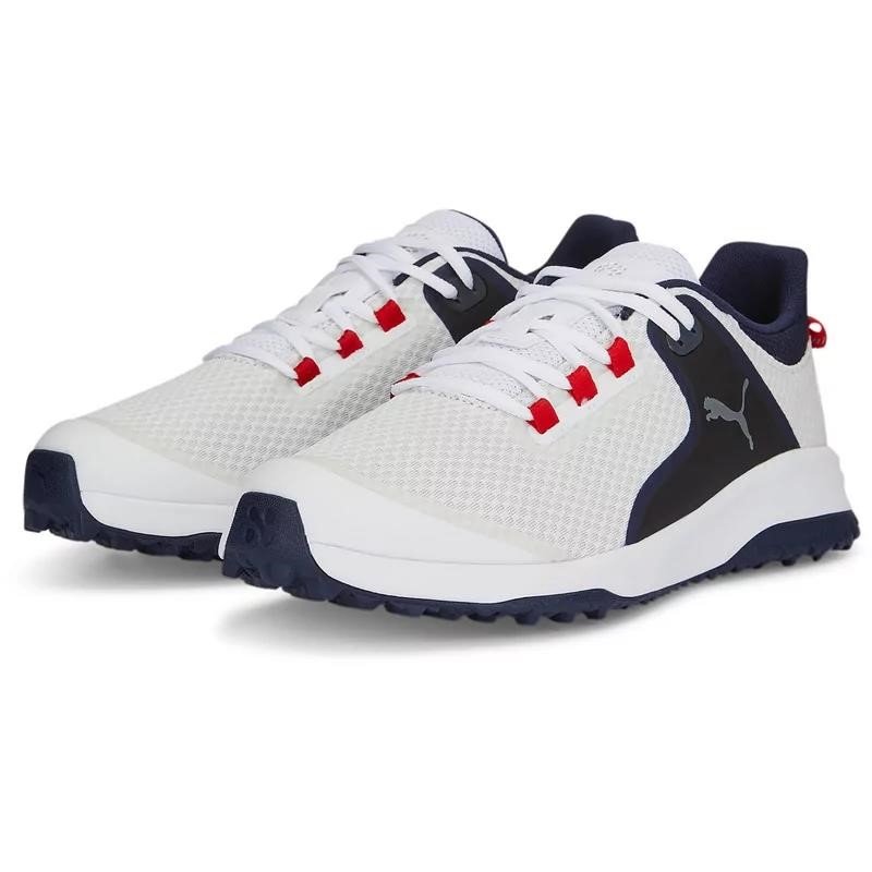 Puma Fusion Grip pánské golfové boty, bílo/modré