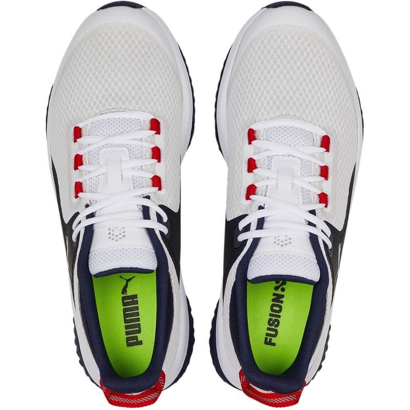 Puma Fusion Grip pánské golfové boty, bílo/modré