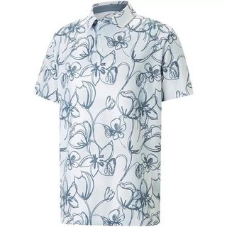 Puma Cloudspun Stems pánské polo, bílé