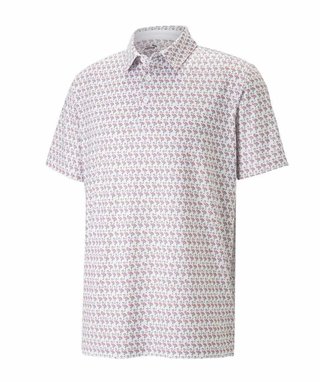 Puma Mattr Flamingo pánské polo, bílo/růžové