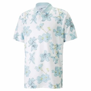 Puma Mattr Verdant pánské polo, bílo/modré