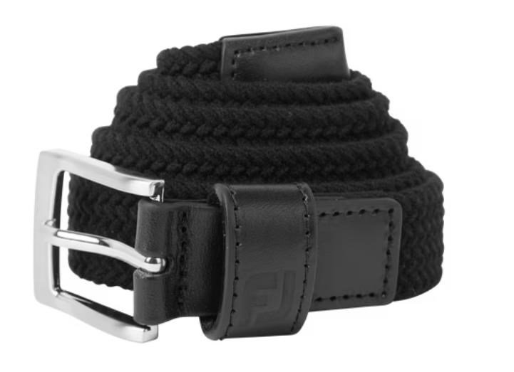 FootJoy Braided dámský opasek, černý