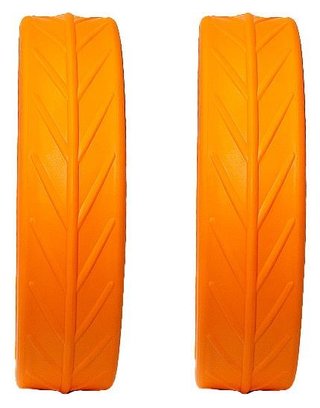 JuCad náhradní pneu na zadní kola, oranžové, 2ks