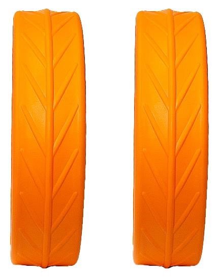 JuCad náhradní pneu na zadní kola, oranžové, 2ks
