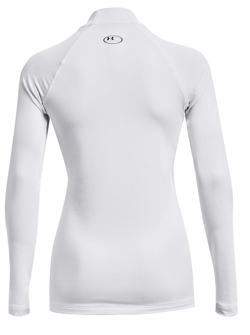 Under Armour Authentics Mockneck dámské thermo tričko, bílé
