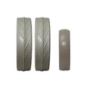 JuCad tires náhradní pneu na kola, 3ks, šedé