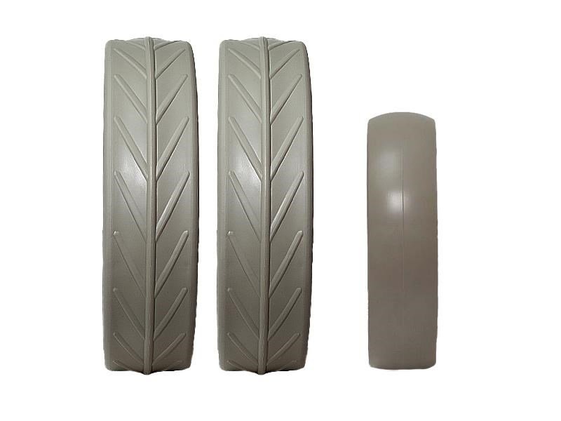 JuCad tires náhradní pneu na kola, 3ks, šedé