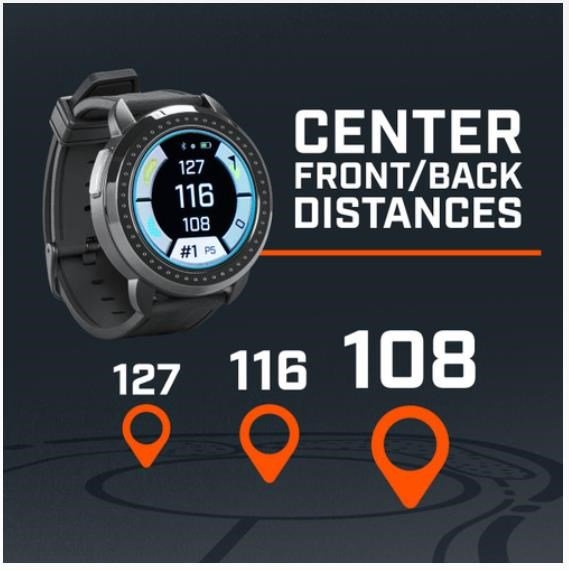 Bushnell iON Elite GPS golfové hodinky, černé
