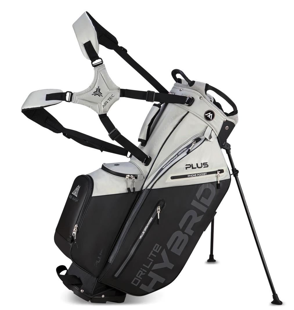 Big Max Dri Lite Hybrid Plus stand bag, šedo/černý