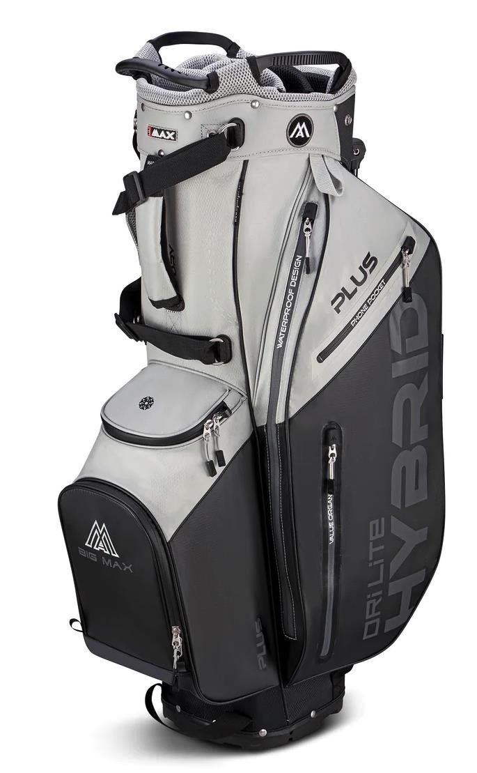 Big Max Dri Lite Hybrid Plus stand bag, šedo/černý