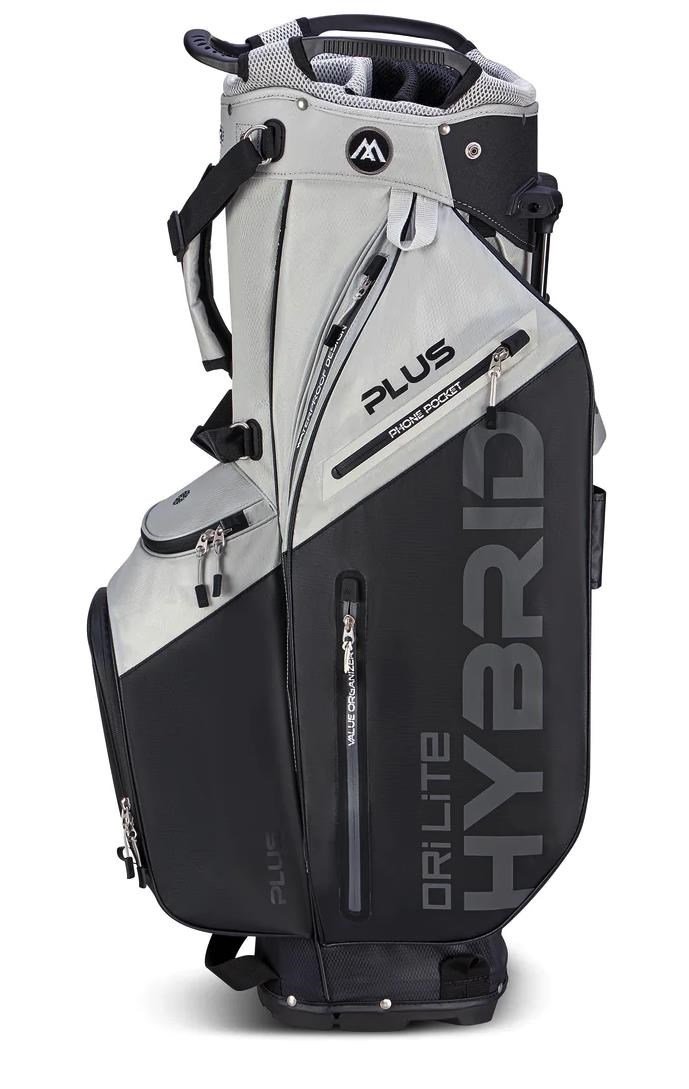 Big Max Dri Lite Hybrid Plus stand bag, šedo/černý