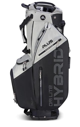 Big Max Dri Lite Hybrid Plus stand bag, šedo/černý