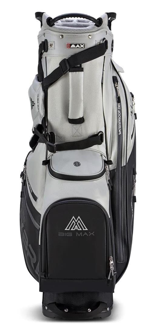 Big Max Dri Lite Hybrid Plus stand bag, šedo/černý
