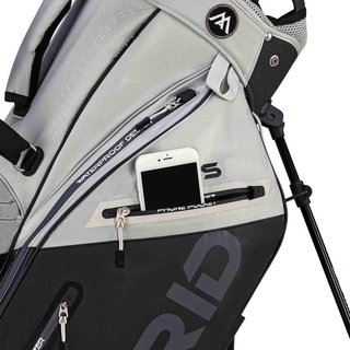 Big Max Dri Lite Hybrid Plus stand bag, šedo/černý