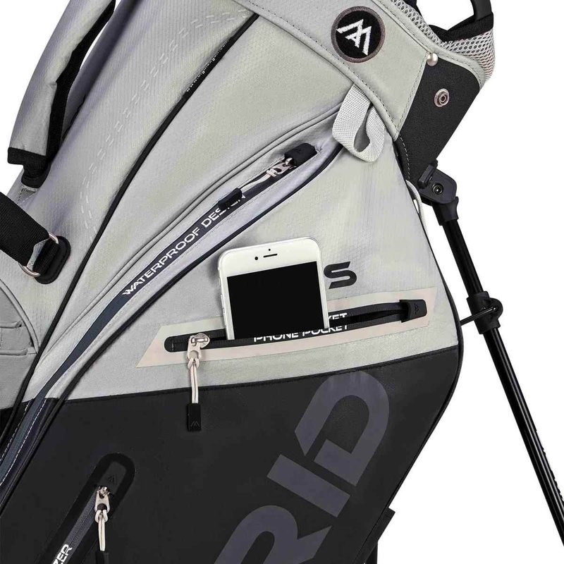 Big Max Dri Lite Hybrid Plus stand bag, šedo/černý
