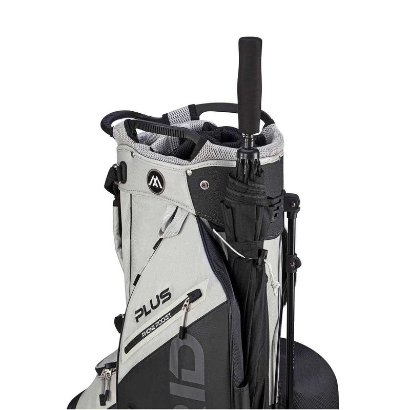 Big Max Dri Lite Hybrid Plus stand bag, šedo/černý
