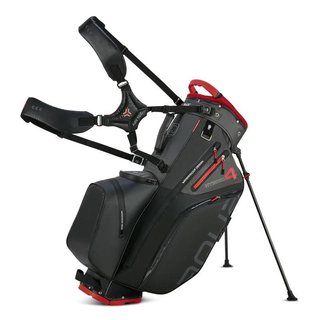Big Max Aqua Hybrid 4 stand bag, černo/šedo/červený