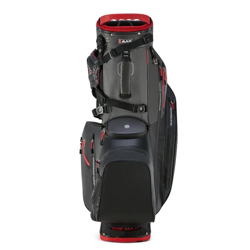 Big Max Aqua Hybrid 4 stand bag, černo/šedo/červený