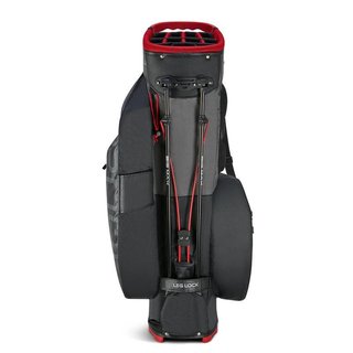 Big Max Aqua Hybrid 4 stand bag, černo/šedo/červený