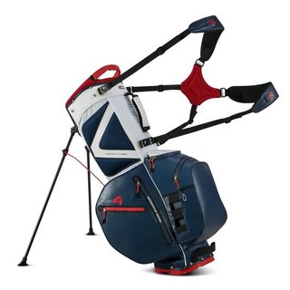 Big Max Aqua Hybrid 4 stand bag, modro/bílo/červený