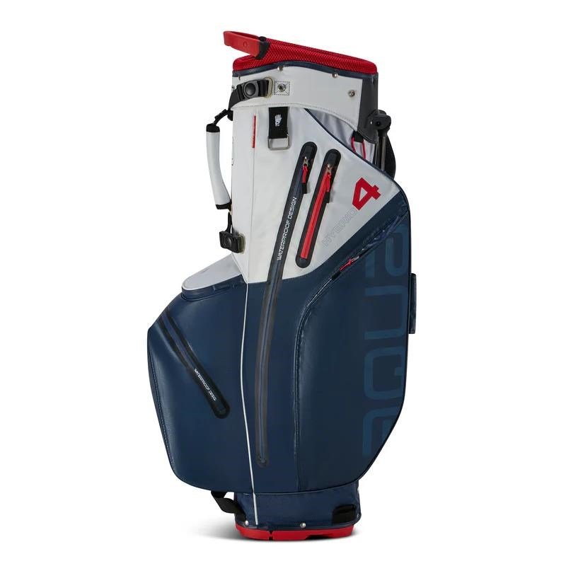 Big Max Aqua Hybrid 4 stand bag, modro/bílo/červený
