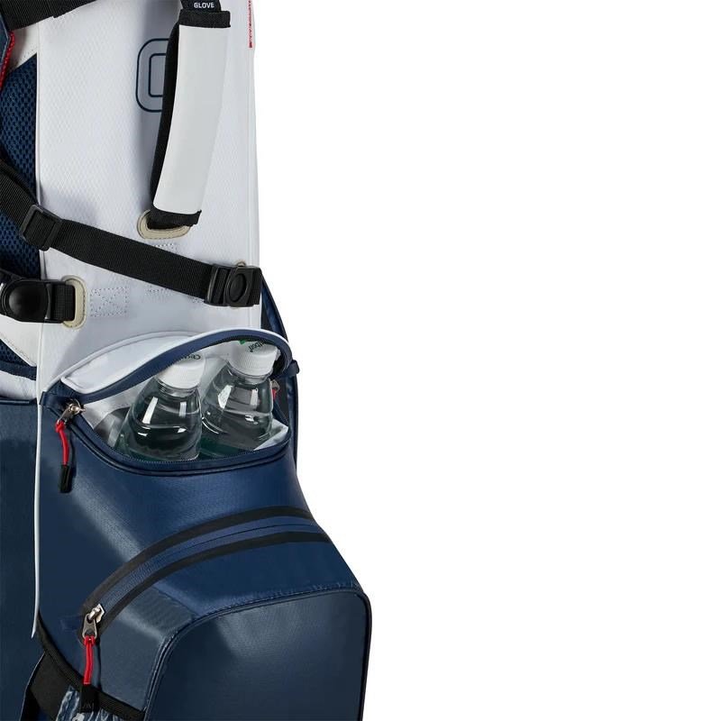 Big Max Aqua Hybrid 4 stand bag, modro/bílo/červený
