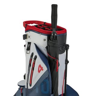 Big Max Aqua Hybrid 4 stand bag, modro/bílo/červený