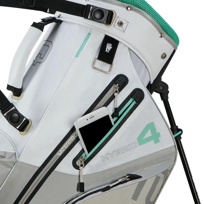 Big Max Aqua Hybrid 4 stand bag, bílo/šedo/mátový