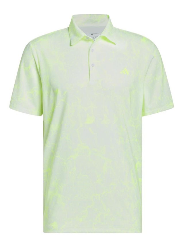 Adidas Ultimate365 Print pánské polo, bílé