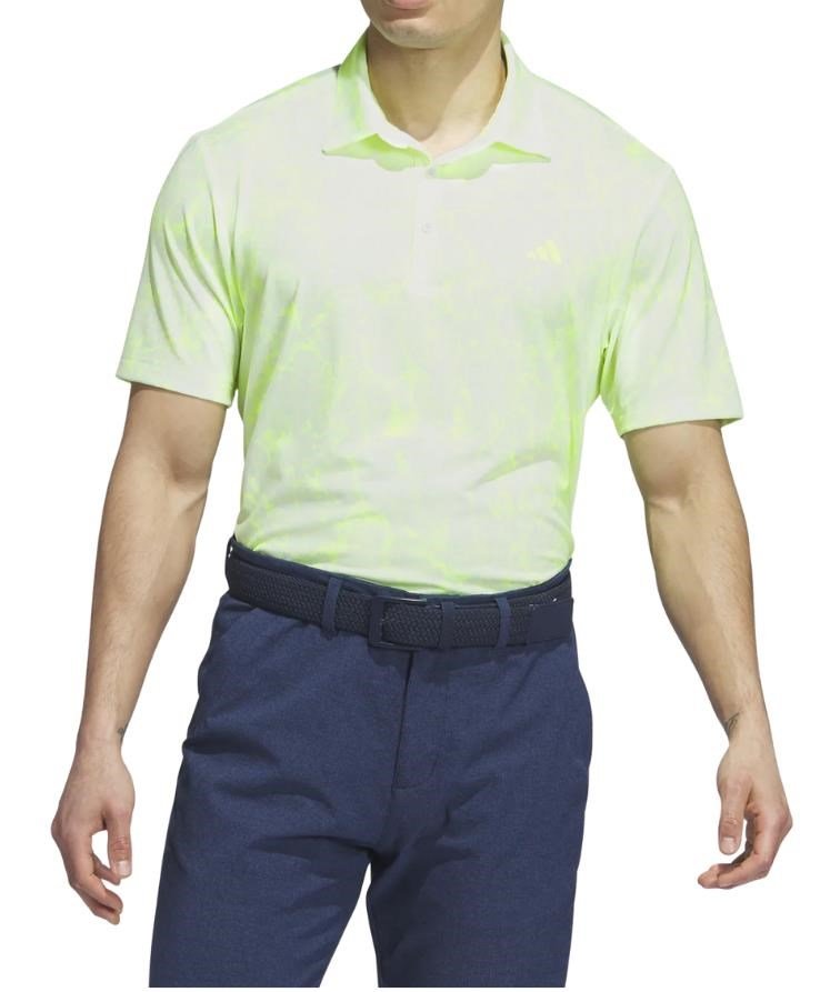 Adidas Ultimate365 Print pánské polo, bílé
