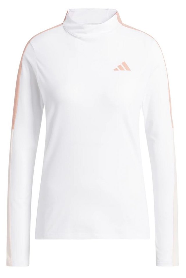 Adidas Nature mock tričko s dlouhým rukávem, bílé