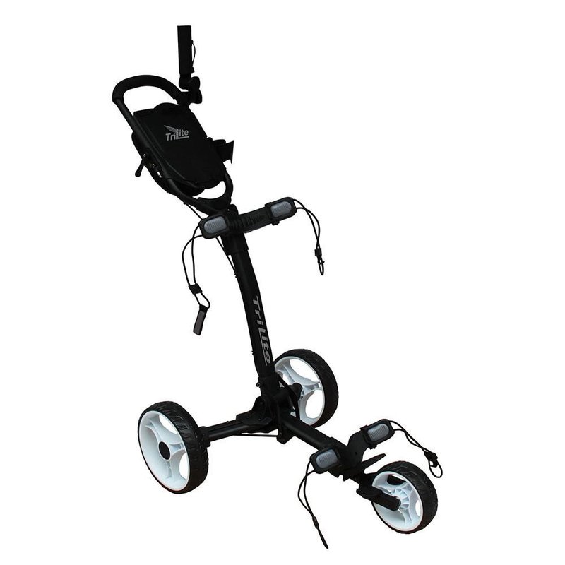 Axglo TriLite manuální golfový vozík, černo/bílý
