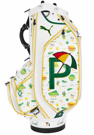 Puma Arnold Palmer Invitational staff bag, bright white