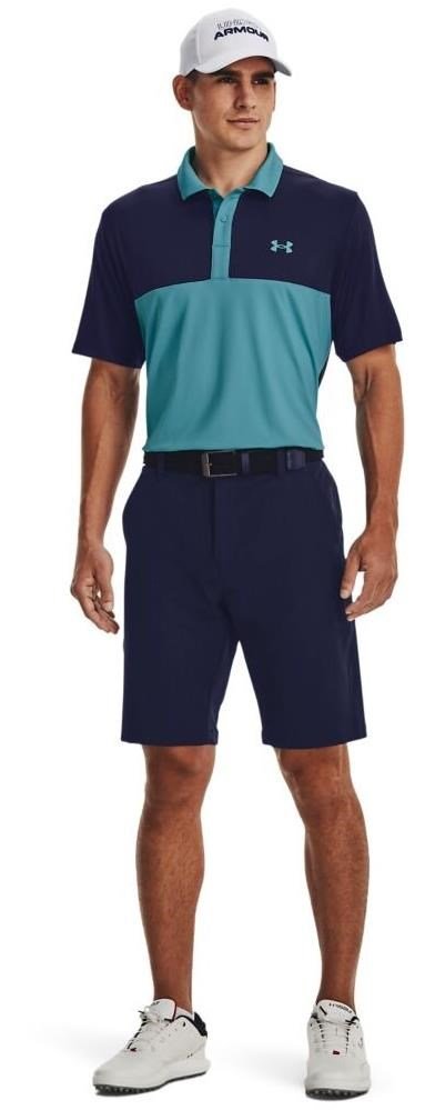 Under Armour Perf 3.0 Color Block pánské polo, glacier blue