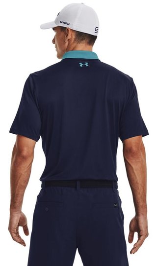 Under Armour Perf 3.0 Color Block pánské polo, glacier blue