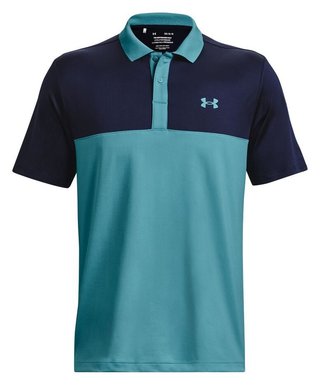 Under Armour Perf 3.0 Color Block pánské polo, glacier blue