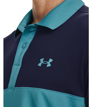 Under Armour Perf 3.0 Color Block pánské polo, glacier blue
