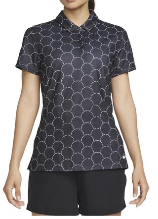 Nike Dri-FIT Victory dámské polo, černo/bílé